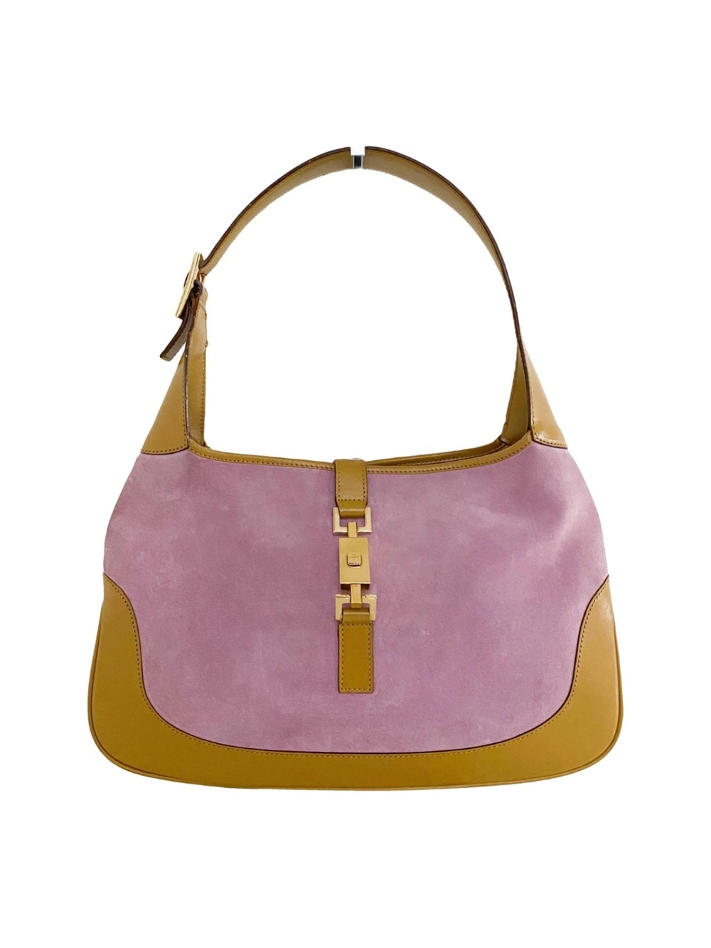 Gucci Vintage Suede Jackie 1961 handbag (read description+ see photos on strap) - Picture 1 of 16